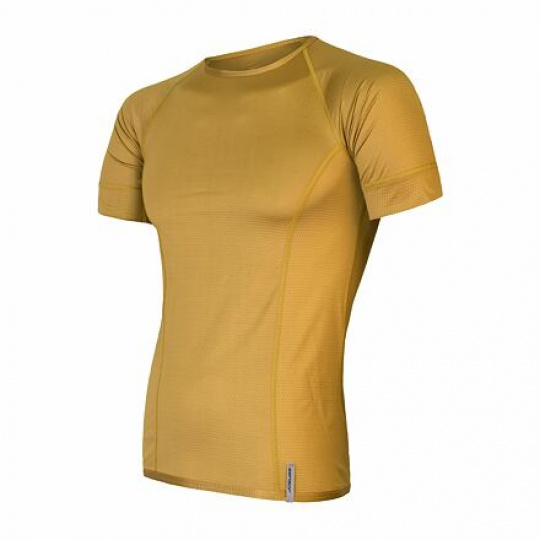 SENSOR COOLMAX TECH men's t-shirt kr.sleeve mustard Size: