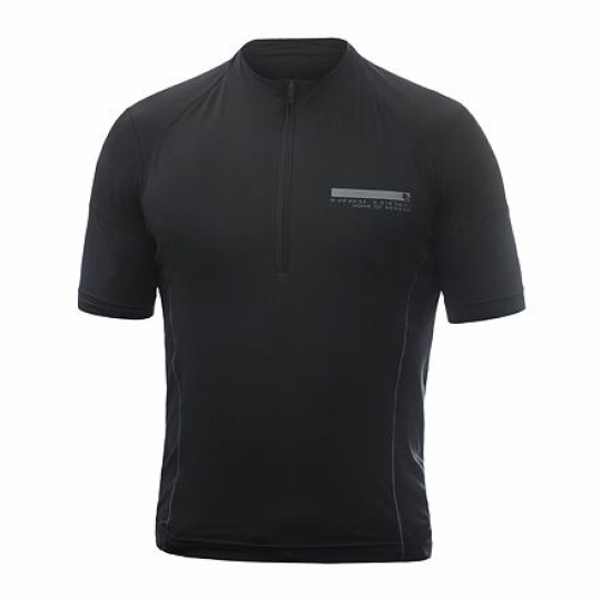 SENSOR COOLMAX ENTRY men's jersey kr.sleeve true black Size: