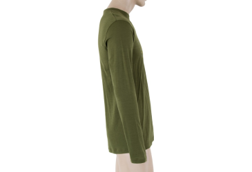 SENSOR MERINO ACTIVE PT TRACK men's shirt long.sleeve safari green Size: