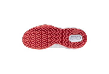 MIZUNO WAVE ENFORCE COURT CC(W) / White/Blue Granite/Calypso Coral