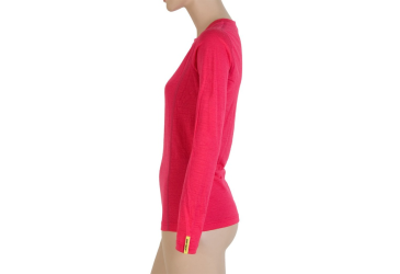 SENSOR MERINO ACTIVE women's T-shirt long.magenta sleeve Size: