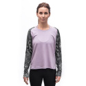 SENSOR MERINO BLEND IMPRESS women's long-sleeve shirtsleeve mystic violet/zebra size