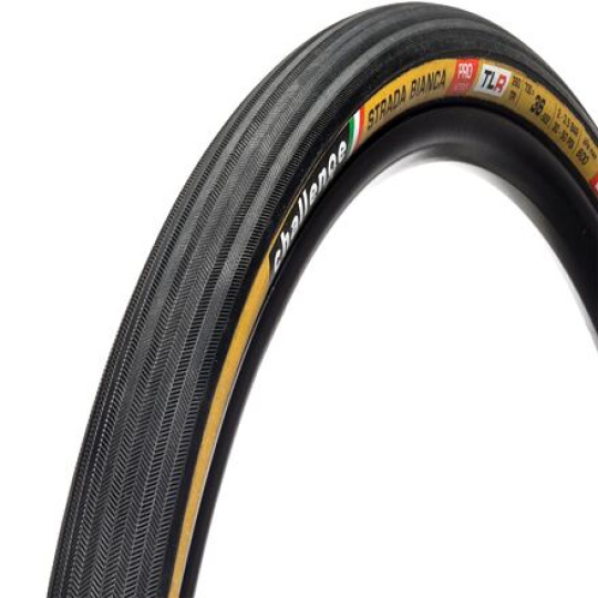 CHALLENGE tire STRADA BIANCA TLR Pro 700x45 black/tan