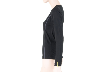 SENSOR MERINO ACTIVE women's T-shirt long.sleeve black Size: