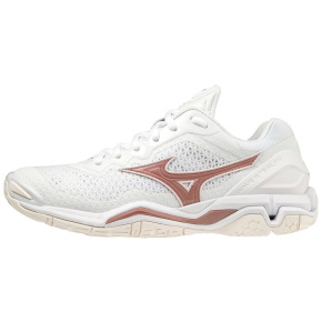 MIZUNO WAVE STEALTH V / White / Rose / Snow White / 38.5/5.5