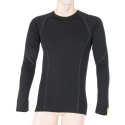 SENSOR MERINO ACTIVE men's shirt long.sleeve black Size: