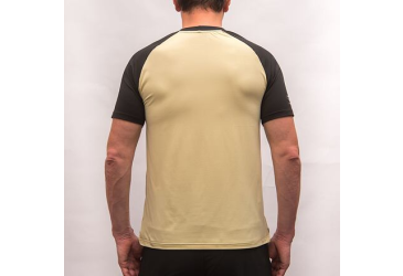 FT MEN'S HORIZON SHORT SLEEVE TEE SAND/BLACK Size: