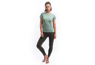 SENSOR MERINO AIR SAY YES women's short-sleeve shirt.sleeve basil green size