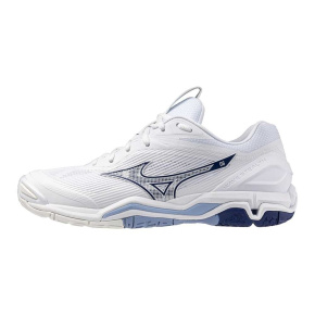 MIZUNO WAVE STEALTH 6(U) / White/BellwetherBlue/BelAirBlu /