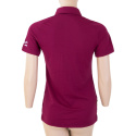 SENSOR MERINO ACTIVE POLO women's T-shirt kr.lilla sleeve Size: