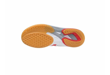 MIZUNO WAVE DRIVE 9 / White/HighRiskRed/Silver /