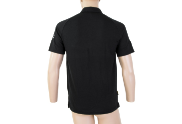 SENSOR MERINO ACTIVE POLO men's shirt kr.sleeve black Size: