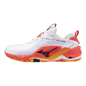 MIZUNO WAVE STEALTH NEO 2(U) / White/Fiery Coral 2/Citrus