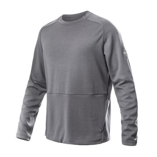 SENSOR MERINO UPPER traveller men's sweatshirt grey Size: