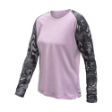 SENSOR MERINO BLEND IMPRESS women's long-sleeve shirtsleeve mystic violet/zebra size