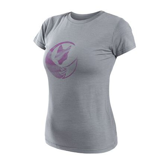 SENSOR MERINO ACTIVE FOX women's T-shirt kr.sleeve grey Size: