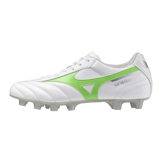 MIZUNO MORELIA II CLUB(U) / White/Neon Green/Galaxy Silver