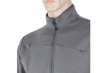 SENSOR MERINO UPPER men's sweatshirt full zip grey Size:
