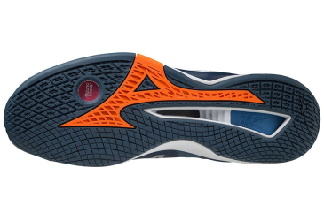 MIZUNO WAVE STEALTH NEO / Dark Denim / White / Blue Jasper /