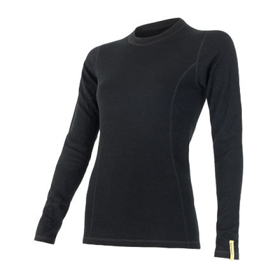 SENSOR MERINO DF women's shirt long.sleeve black Size: