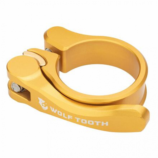 WOLF TOOTH saddle sleeve 31.8mm Gold Quick Release