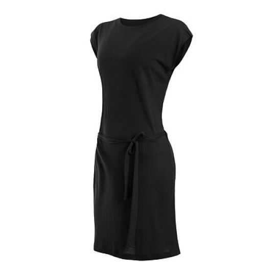 SENSOR MERINO ACTIVE ladies dress black Size: