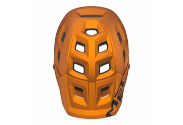 MET helmet TERRANOVA orange titanium metallic -58/61