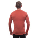 SENSOR MERINO ACTIVE SNSR men's long sleeve shirt.terracotta sleeve Size: