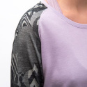SENSOR MERINO BLEND IMPRESS women's long-sleeve shirtsleeve mystic violet/zebra size