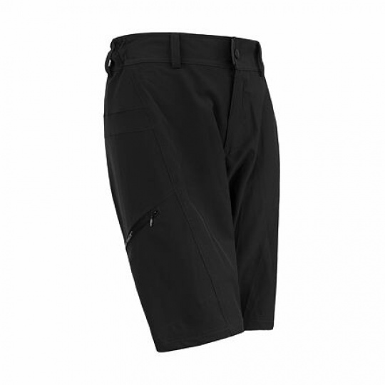 SENSOR HELIUM women's trousers with cycling liner short loose true black Size: