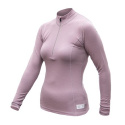 SENSOR MERINO DF women's long-sleeve shirtsleeve zipper mystic violet size
