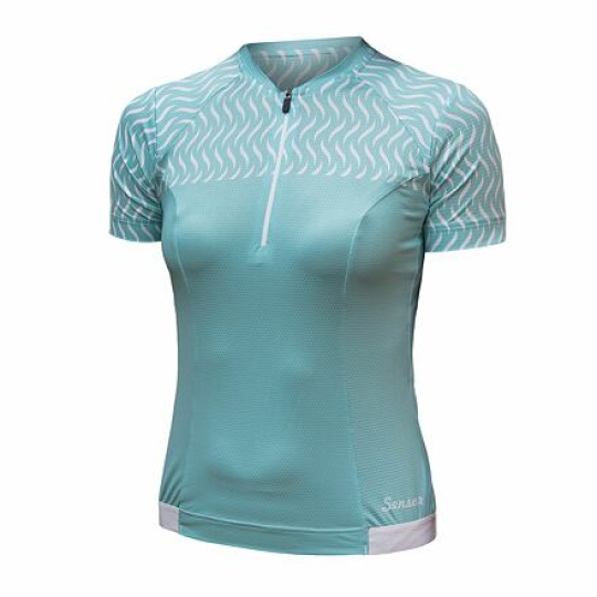 SENSOR CYKLO TOUR women's jersey kr.sleeve mint wave Size: