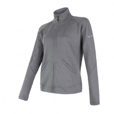 SENSOR MERINO UPPER women's sweatshirt full zip grey Size: