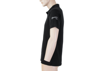 SENSOR MERINO ACTIVE POLO men's shirt kr.sleeve black Size: