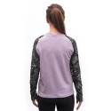 SENSOR MERINO BLEND IMPRESS women's long-sleeve shirtsleeve mystic violet/zebra size