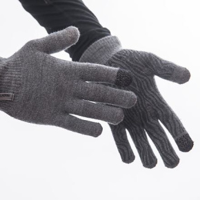 SENSOR GLOVES MERINO grey Size: