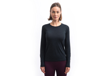 SENSOR MERINO CORDURA women's long-sleeve shirt.sleeve black size
