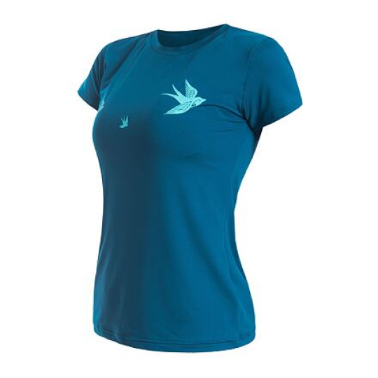 SENSOR COOLMAX TECH SWALLOW women's T-shirt kr.sapphire sleeve Size: