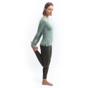 SENSOR MERINO AIR SAY YES women's long-sleeve shirt.sleeve basil green size