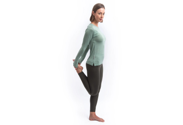 SENSOR MERINO AIR SAY YES women's long-sleeve shirt.sleeve basil green size