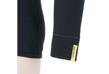 SENSOR MERINO ACTIVE men's shirt long.sleeve black Size: