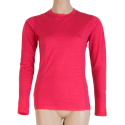 SENSOR MERINO ACTIVE women's T-shirt long.magenta sleeve Size: