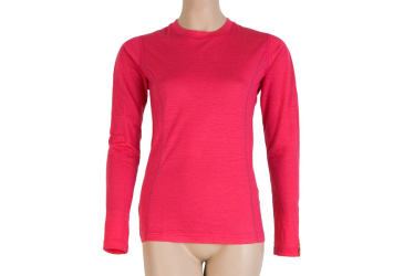 SENSOR MERINO ACTIVE women's T-shirt long.magenta sleeve Size: