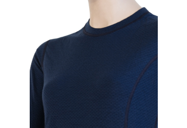 SENSOR MERINO DF women's shirt long.sleeve deep blue Size: