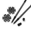 SILVA Trekking Aluminum Z-fold Poles grey