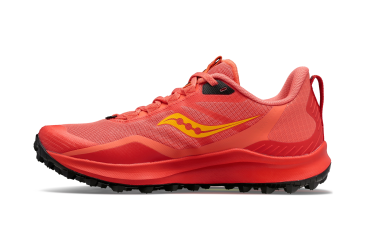 saucony S10737-32 PEREGRINE 12 CORAL/REDROCK shoes