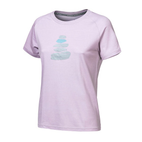 SENSOR MERINO BLEND STONE women's short-sleeve shirt.sleeve mystic violet size