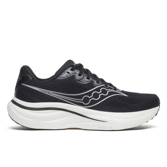 pánská obuv saucony S21056-100 RIDE 19 black/silver WIDE