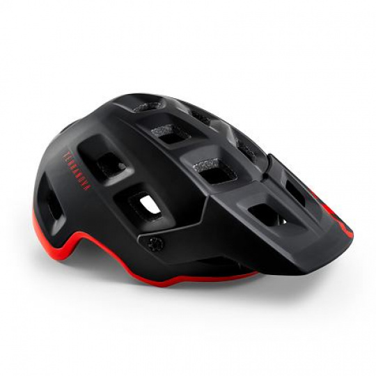MET helmet TERRANOVA black/red -56/58