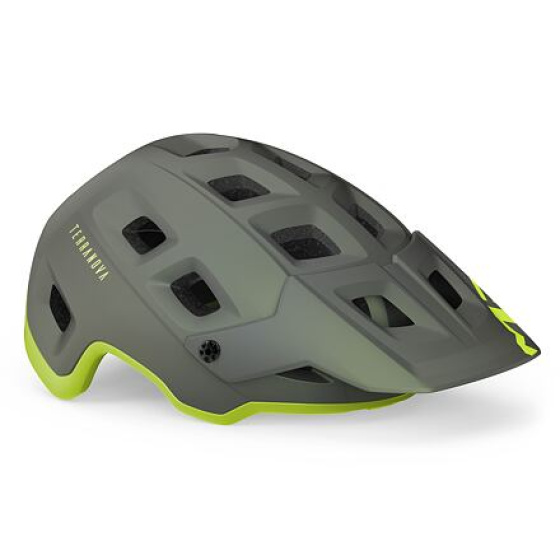 MET helmet TERRANOVA MIPS grey/lime -52/56